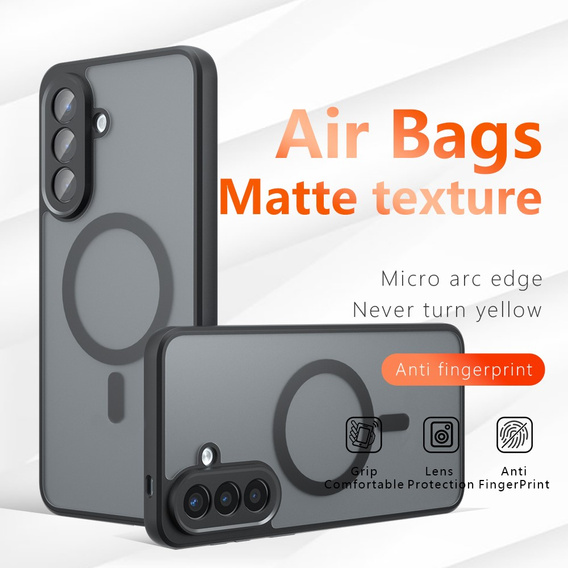 Fusion Hybrid MagSafe Case for Samsung Galaxy A57 5G, Black