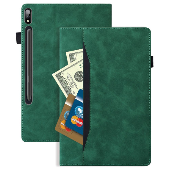 Case for Samsung Galaxy Tab S10 FE+ Plus, Classic, with space for stylus, black
