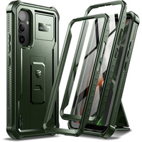 Armored case for Samsung Galaxy A54 5G, Dexnor Full Body (Two Frames), green
