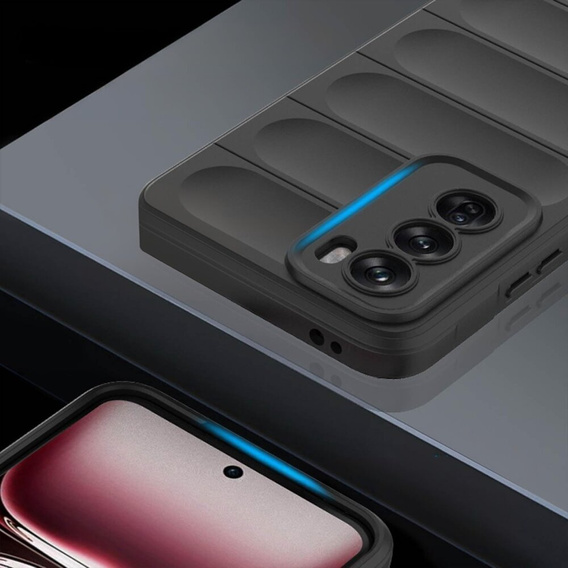 Case for Oppo Reno 12, Gaming Shockproof, black