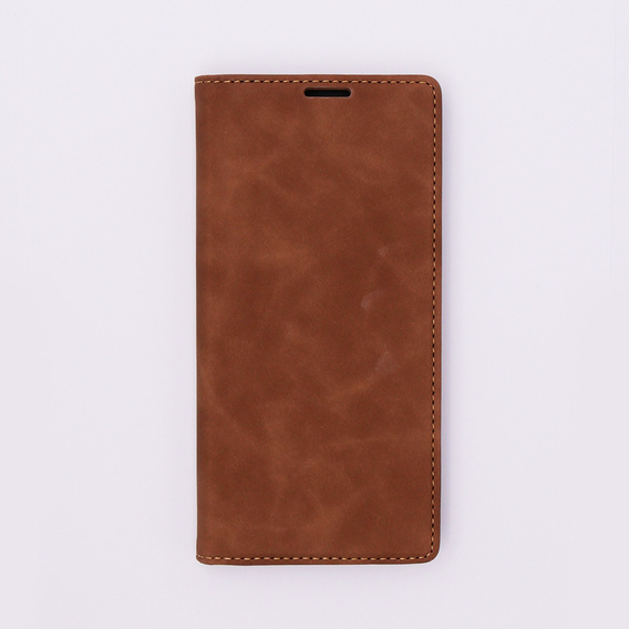 Case for Oppo A78 5G, ERBORD Vintage, wallet with flap, brown