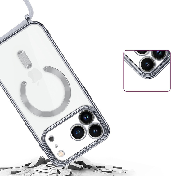 Electro MagSafe case with lanyard for iPhone 17 Pro Max