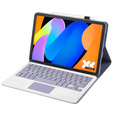 Touchpad Bluetooth keyboard case for Lenovo Idea Tab 11" 2025 TB336FU TB336ZU, purple