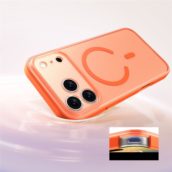 Matte case for iPhone 17 Pro Max, for MagSafe, with camera protection