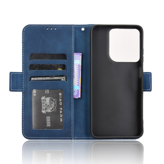 Flip case for Motorola Moto G15 / Motorola Moto G15 Power, Card Slot, dark blue