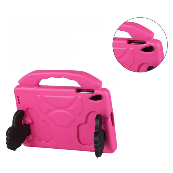 Children's Case for Samsung Galaxy Tab A 10.1 2019 SM-T510 SM-T515, Children's Case with Holder, pink