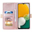 Flip case for Samsung Galaxy A54 5G, Wallet Pocket Zipper Lace, pink