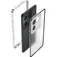 1 x Case for Motorola Edge 50 Ultra, Frame Case, silver