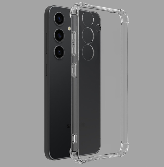 Case for Samsung Galaxy S24, Dropproof, transparent