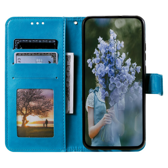 Flip case for Realme 12 Pro 5G / 12 Pro+ 5G, Mandala, blue