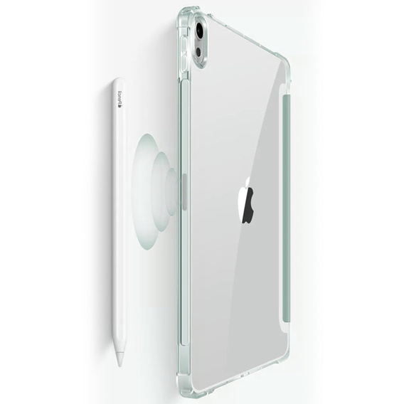 Case for iPad 10.9 2022 10 GEN, Smartcase Hybrid, with stylus space, green