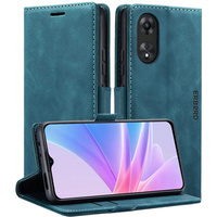 Case for Oppo A78 5G, ERBORD Vintage, wallet with flap, blue