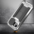 Armored case for iPhone 16E, R-JUST, silver
