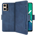 Flip case for Oppo Reno7 4G, Card Slot, blue
