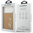 Karl Lagerfeld Karl Script Logo case – with metal buttons for iPhone 17 Pro Max