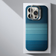 Case for iPhone 16 Pro, Frame Kickstand, for MagSafe, Moon Blue