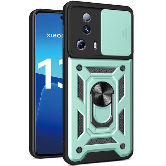 Case for Xiaomi 13 Lite, CamShield Slide, green