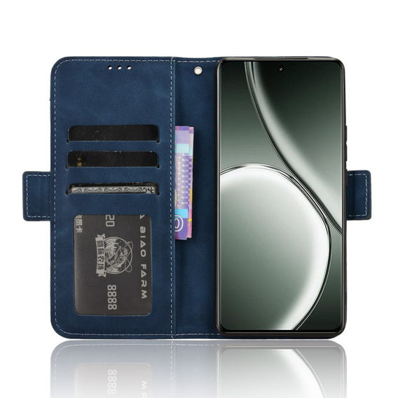 Flip case for Realme GT 6 / 6T, Card Slot, dark blue