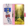 Flip case for Samsung Galaxy S23 FE, Wallet, Giraffe pink