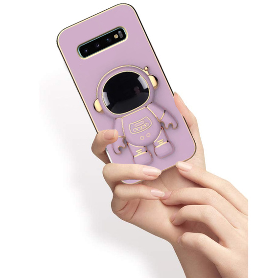 Case for Samsung Galaxy S10 Plus, Astronaut, purple