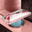 Armored case for Samsung Galaxy S21 FE, Dexnor Full Body, pink rose gold