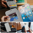 Wallet MagSafe RFID flip case with camera protection for iPhone 17 Pro Max