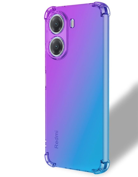 Case for Xiaomi Poco X7 Pro 5G, Gradient Dropproof, Purple / blue