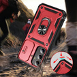 Case for Samsung Galaxy S24+ Plus, CamShield Slide, red / black