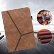 Case for Samsung Galaxy Tab S10 Lite / S10 FE / S9 FE / S9, Classic, with space for stylus, brown