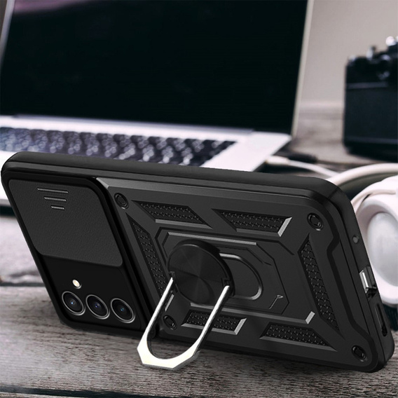 Case for Samsung Galaxy M35, CamShield Slide, black