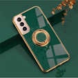 Case for Samsung Galaxy S22+ Plus, Electro Ring, green