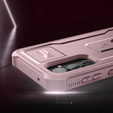 Armored case for Samsung Galaxy S23 FE, Dexnor Full Body (Two Frames), pink