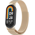 Milanese Bracelet Strap with Case for Xiaomi Smart Band 10 / 9 / 8, champagne