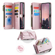 CASEME RFID Leather Wallet Case for Samsung Galaxy S26, pink