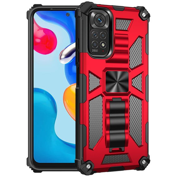 Case for Xiaomi Redmi Note 11 / 11S, Armor Kickstand, red