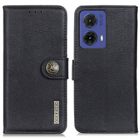 KHAZNEH RFID case for Motorola G85 5G, Litchi Texture, black