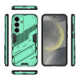 Case for Samsung Galaxy A56 5G, Military kickstand, green