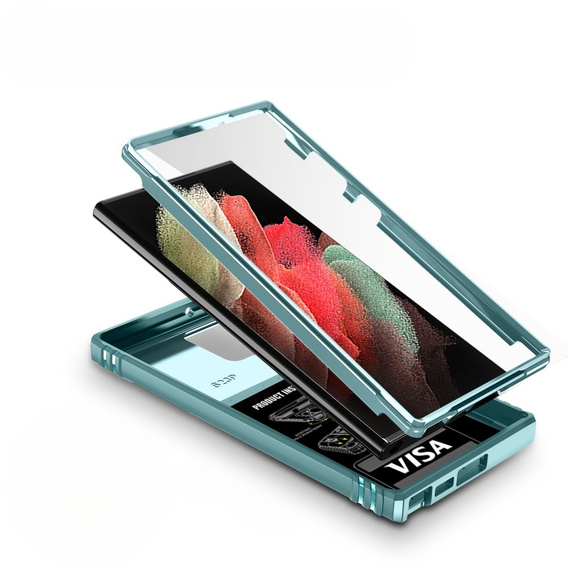 Case for Samsung Galaxy S23 Ultra, CamShield Slide, green