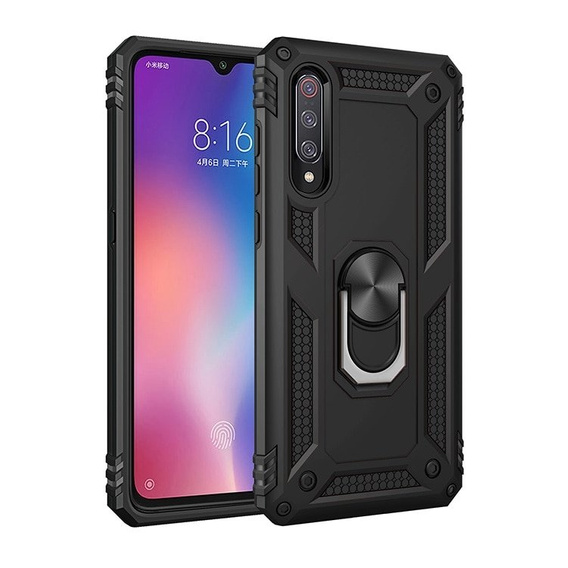 Armor Case for Samsung Galaxy A50 / A30s, Nox Case Ring, black