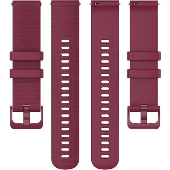 Silicone Universal Strap 20mm, maroon