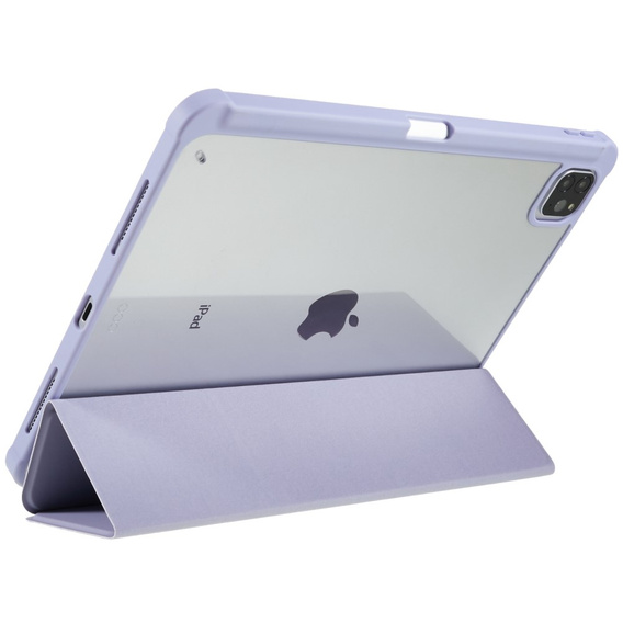 Case for iPad Pro 12.9" 2022/2021/2020 (6/5/4 gen.), Smartcase Hybrid, with stylus space, purple