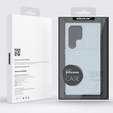 NILLKIN Case for Samsung Galaxy S23 Ultra, Silicone CamShield Case for MagSafe, blue