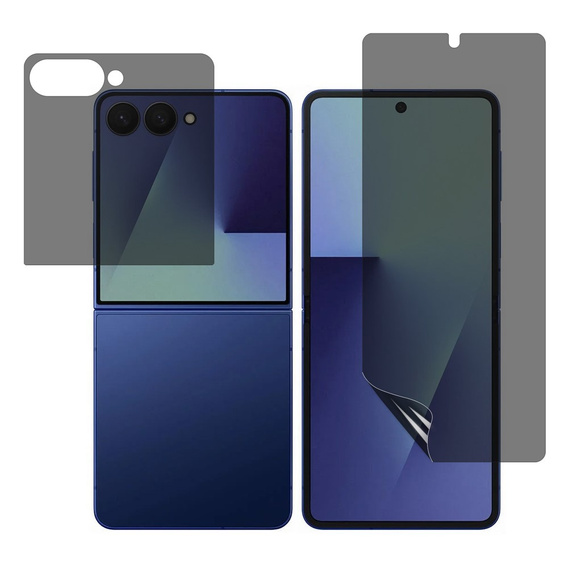 Front + back privacy hydrogel film for Samsung Galaxy Z Flip7 5G