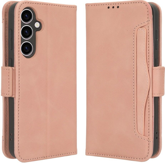 Flip case for Samsung Galaxy S23 FE, Card Slot, pink