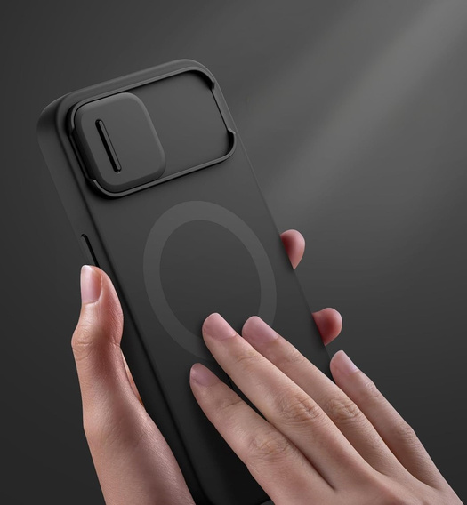 SURITCH - Magnetic protective case with camera cover and stand for iPhone 16e