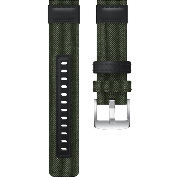 Canvas+Leather strap 20mm - Army Green