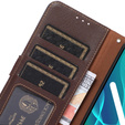 Flip case for Samsung Galaxy S22+ Plus 5G, KHAZNEH RFID, blue