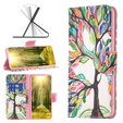 Flip case for Motorola Edge 40 5G, Wallet, tree of life, blue