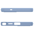 Spigen Case for Samsung Galaxy S25 Ultra, Silicone Fit Mag, blue + Tempered Glass