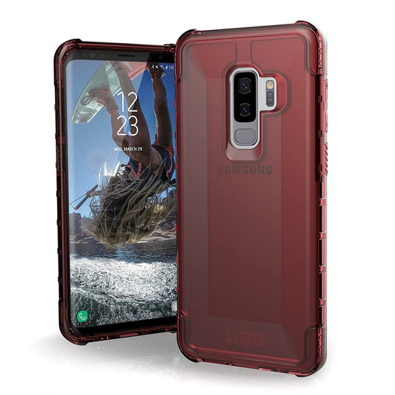 Case Urban Armor Gear for Samsung Galaxy S9+ Plus, Plyo, red